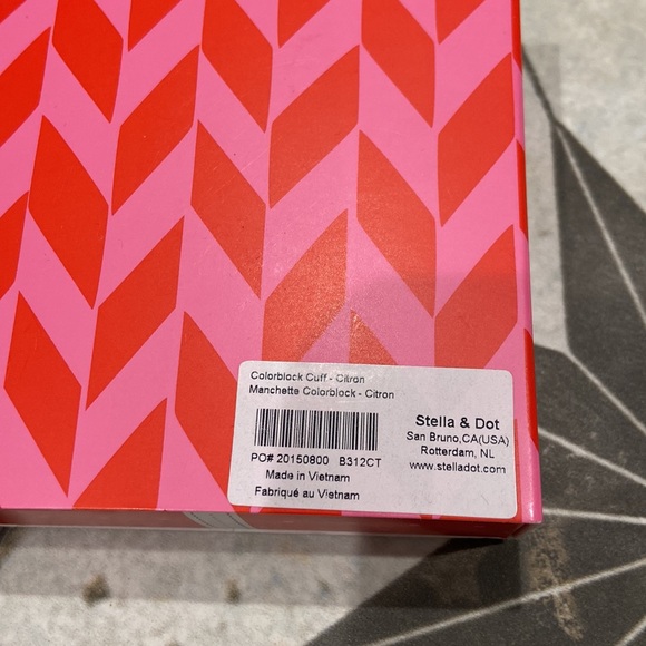 Stella & Dot Green and Teal Colorblock Cuff Bracelet - Picture 8 of 8